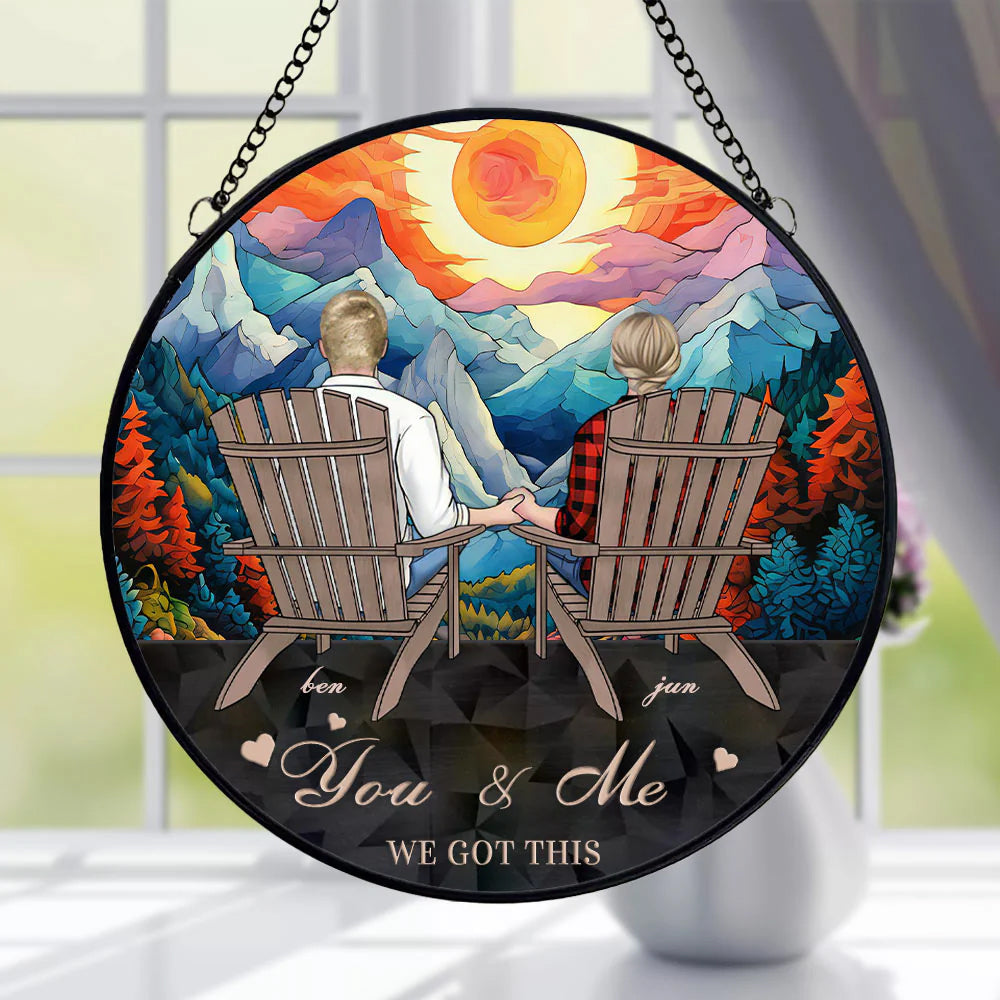 Love You Forever, Personalized Window Hanging Suncatcher