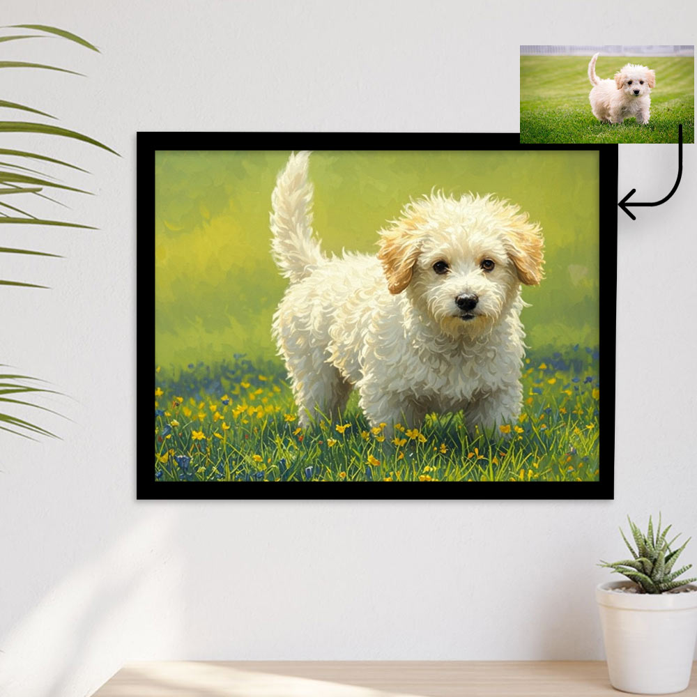 Pet Picture Gifts Crayon Style Pet Portrait