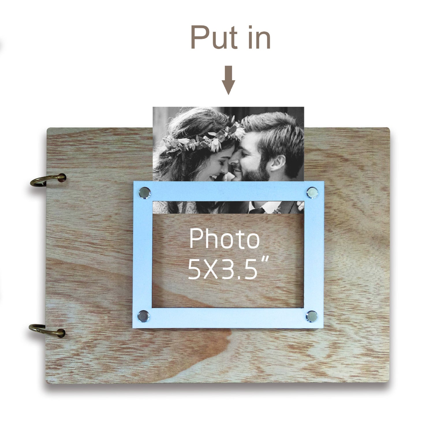 Wedding Guestbook With Photo Frame Attendance Booklet Wedding Supplies