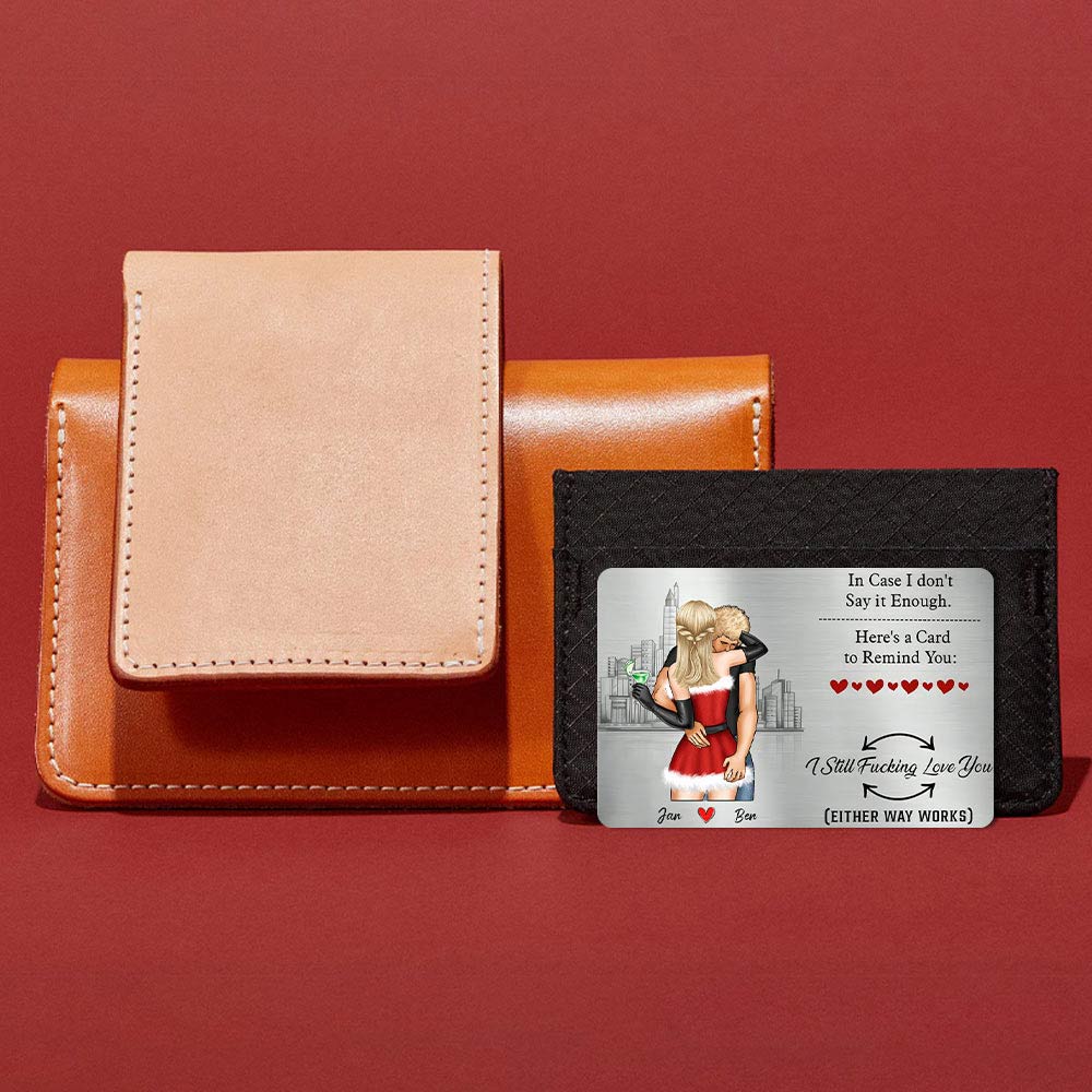 Personalized Wallet Card Gift, Anniversary Reminder Card For Couples, Wife