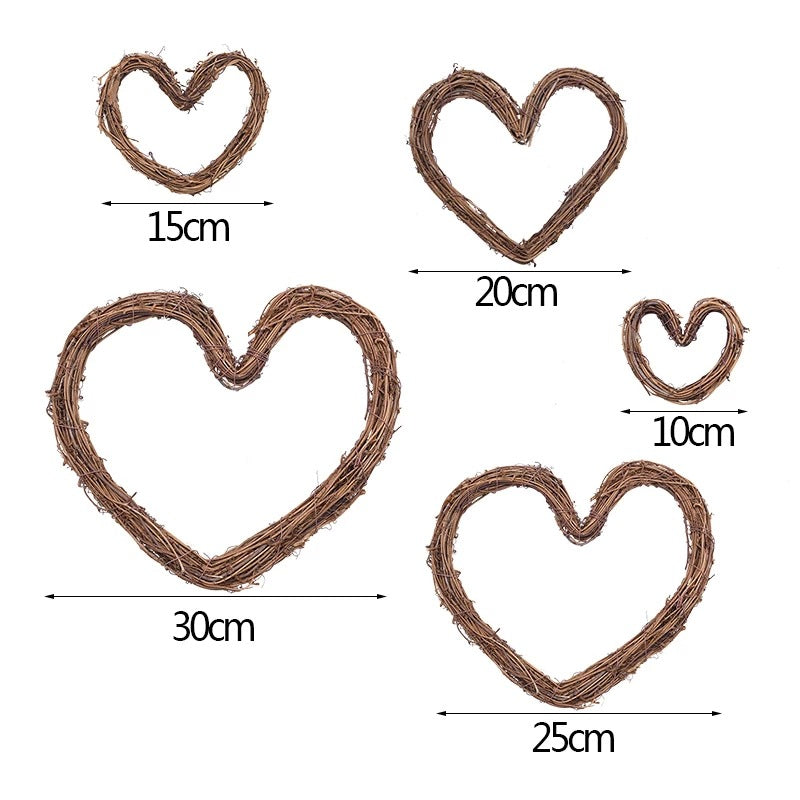 Wedding Heart-Shaped Wreath Decoration