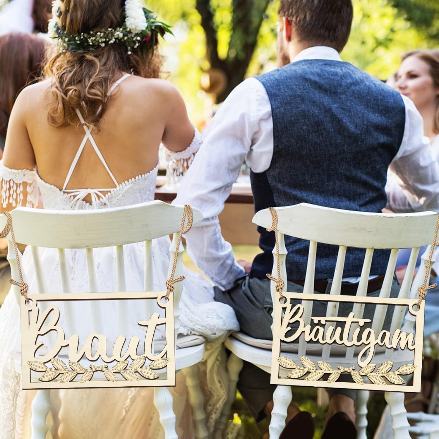 Wedding Ceremony Chairs Wedding Signboards Creative Letter Pendants
