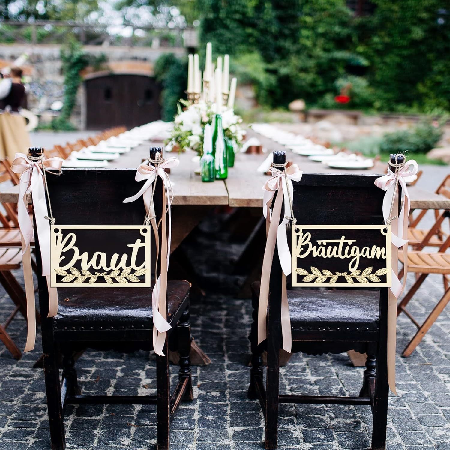 Wedding Ceremony Chairs Wedding Signboards Creative Letter Pendants