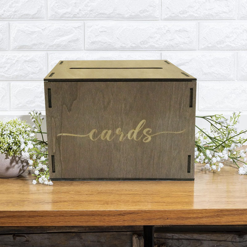 Wooden Wedding Card Box Wooden Wedding Card Box With Slots
